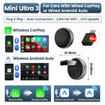Mini Ultra 3 CarlinKit Wireless Android Auto & CarPlay Adapter 2.4Ghz&5Ghz WiFi BLE A alternate view