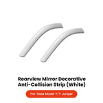 YZ For Tesla Model 3 Y Juniper Highland 2020-2025 2026 Rearview Mirror Anti-collision Strips Trim Anti-scratch Sticker Cover