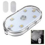 USB Charging LED Touch Light Mini Wireless Car Interior Lighting Auto Roof Ceiling Re alternate view