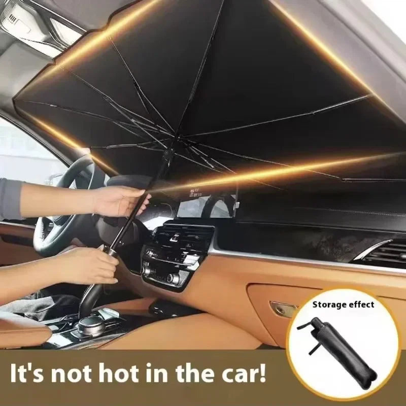 Foldable Car Windshield Sun Shade Umbrella