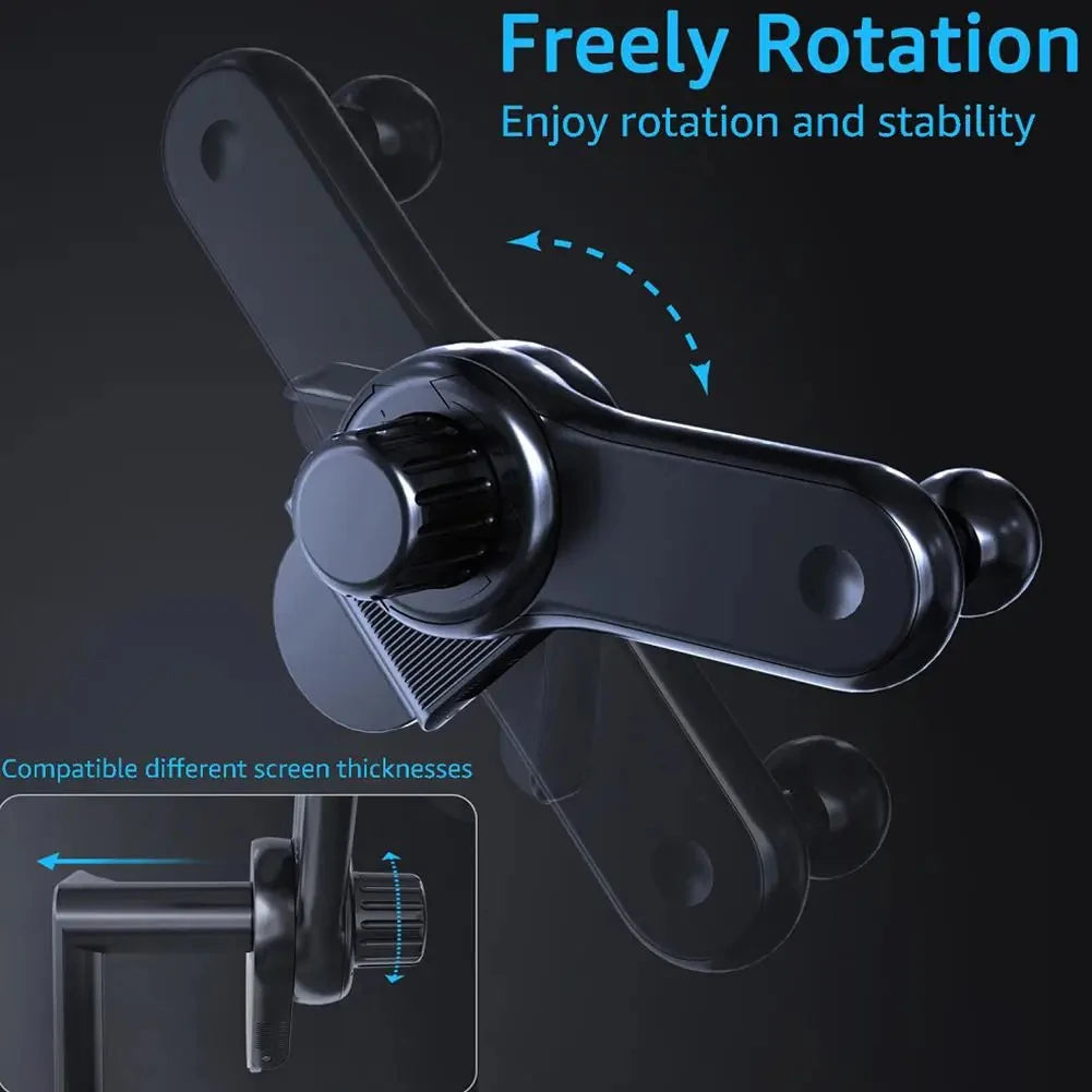 Mobile Phone Holder Base for Car Display Screen | Universal 17mm Ball Head GPS Bracket close-up view