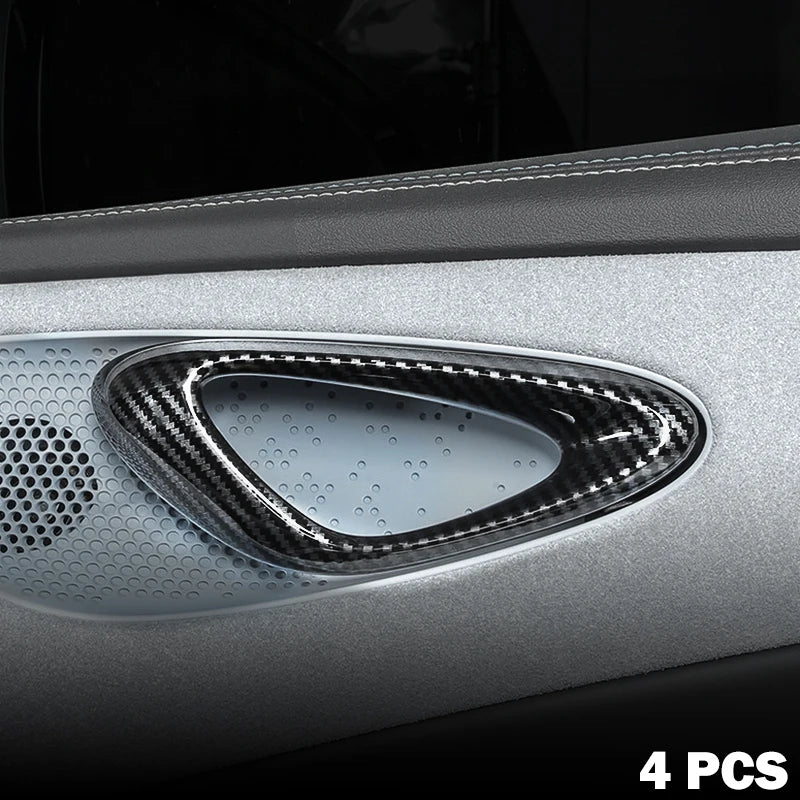 ABS Carbon Fiber For BYD Seal EV 2023-2026 Air Condition Vent Steering Wheel Rearview lifestyle view