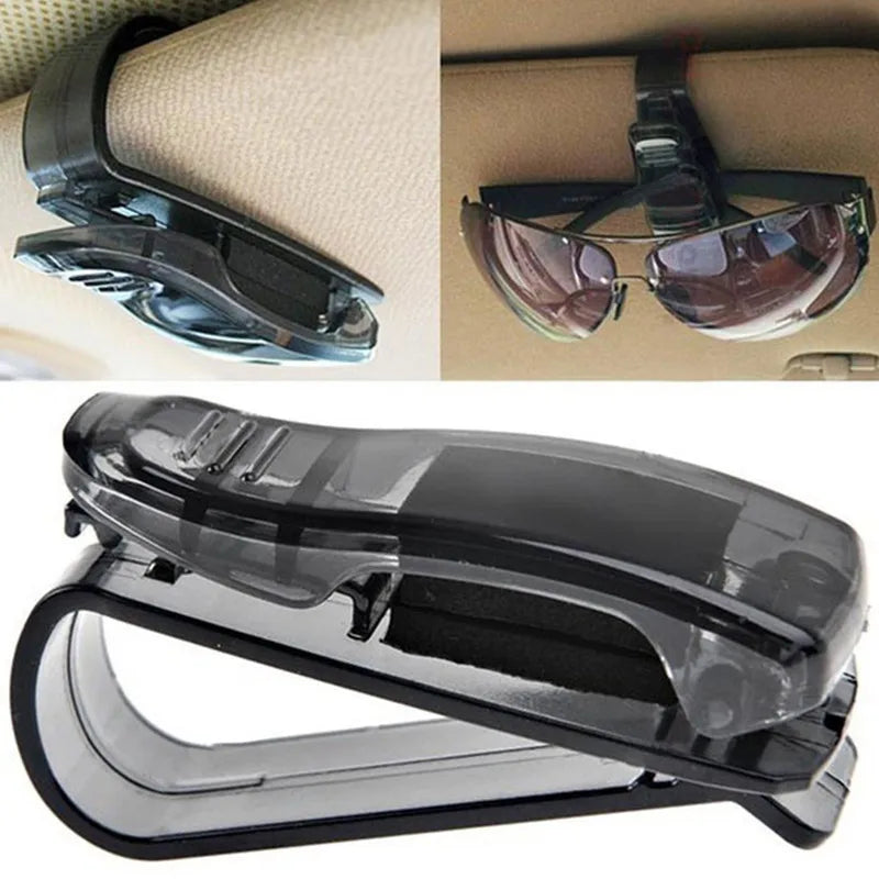 Universal Car Auto Sun Visor Glasses Box Sunglasses Clip Card Ticket Holder Stand Fast close-up view