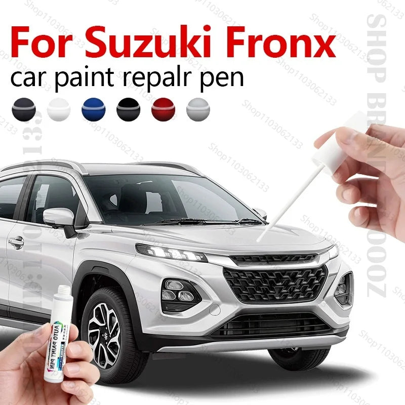 Car Paint Repair Pen For 2023-2025 Suzuki Fronx Paint Scratch Repair Accessories White ZHJ Black ZJ3