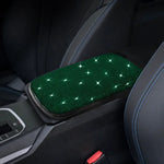 Bling Car Armrest Cover Auto Center Console Protective Cover Crystal Rhinestone Arm R alternate view