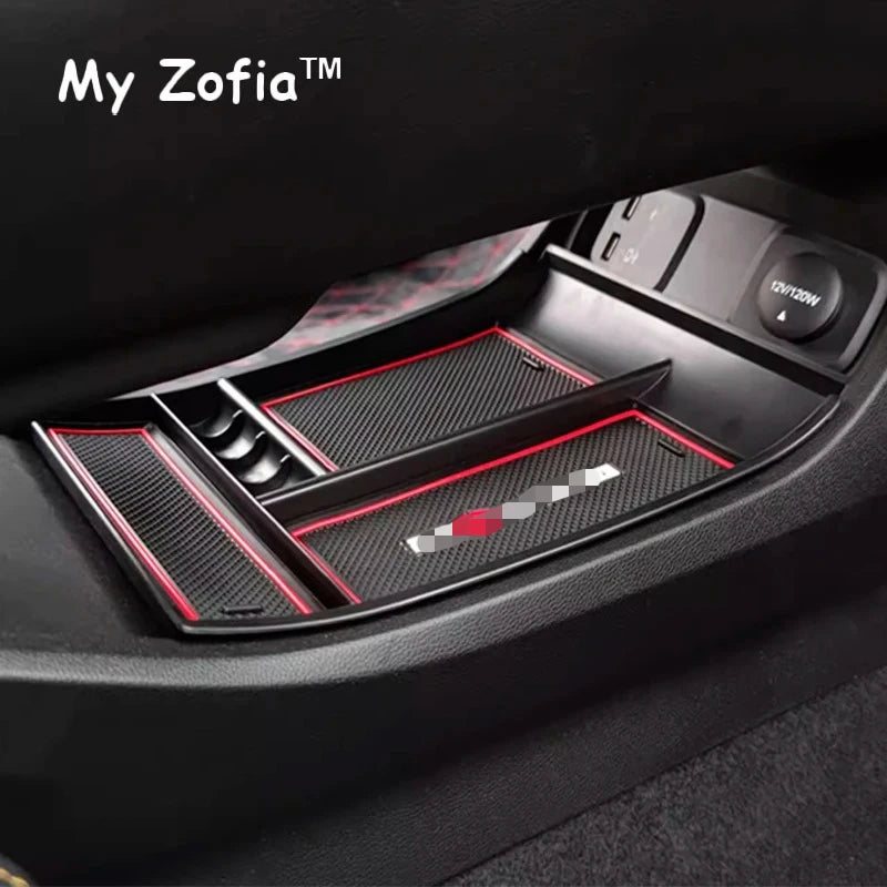 For New Dodge Attitude GT GAC Empow 2024 2025 Car Center Armrest Storage Box | Plastic A detail view