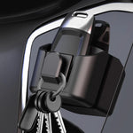 Multi-Functional Car Key Holder Clip Organizer Car Dashboard Key Storage Box Back Adhesive Mount Fit For Card Key Rack Storage