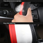 38cm Leather Steering Wheel Cover alternate view