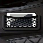 3pcs Car Organizer Storage Bag Auto Paste Net Pocket Phone Holder Car Accessories 20*8CM Universal