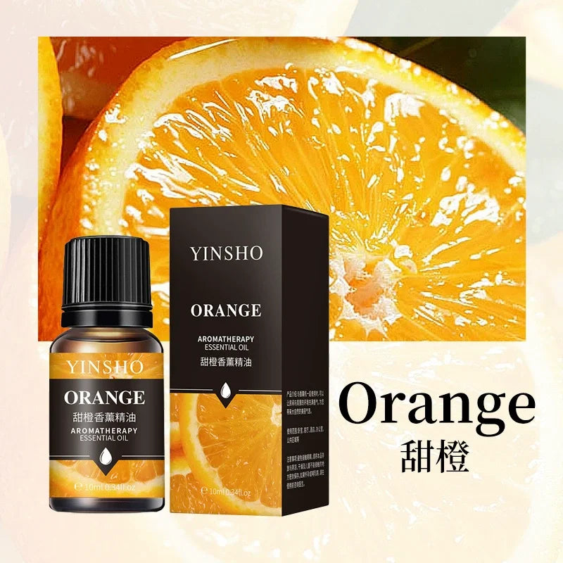 Aromatherapy 10ml Essential Oils for Humidifier Aromatic Oil Fragrance Oil Water-soluble Lavender Rose Lemon Mint