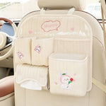 Car Seat Back Organizer Multifunctional Storage Bag Auto Rear Seat Hanging Pouch for lifestyle view