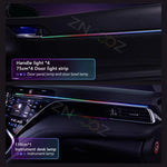 Volkswagen Golf RGB Interior Ambient Light Kit – Bluetooth App Control, Music Sync, 6- close-up view