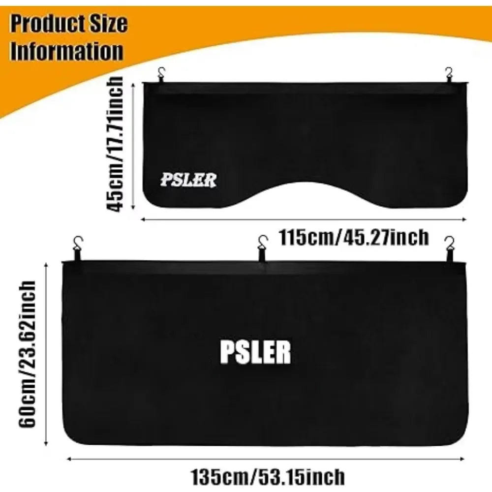 Universal Car Fender Protector Covers | Foldable Mechanic Work Mat with Magnets additional angle