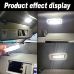 2/10PCS OEM# 1K094710971N For VW Golf 4 5 6 7 Passat B5 B6 B7 Car LED Bulb Interior Sun Visor Vanity Mirror Lamps for Volkswagen