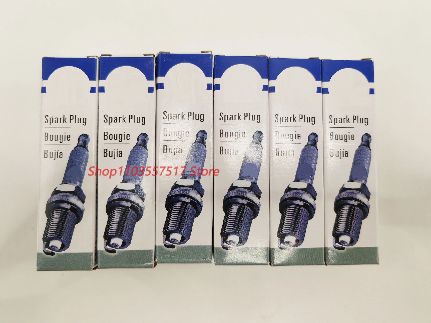 6PCS Iridium Spark Plugs SP149125AE | Compatible with 2011-2021 Dodge Jeep 3.6L Engine close-up view