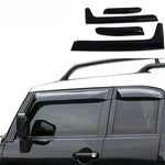 Rainproof Board for Toyota FJ Cruiser 2007-2022 | Sun Rain Guards Window Visor Set close-up view