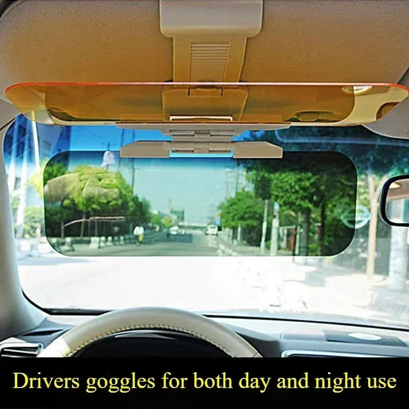 HD Anti Glare Car Sun Visor UV Foldable Driving Mirror for New Cars