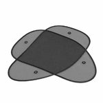 2Pcs Durable Reflector Car Sun Shades Front Rear Window Shield Screen Sunshades Cover Windscreen UV Protection Mesh Visor