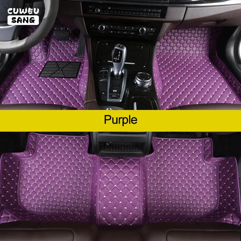 CUWEUSANG Custom Car Floor Mats For Hyundai Matrix Lavita 2000-2010 Auto Carpets Foot Coche Accessorie