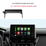Car Mobile Phone Holder For Toyota Corolla 2019-2023 8-inch Screen Fix Special Bracket Gravity GPS Cell Phone Holder
