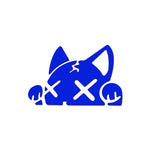 Cartoon Cat Vinyl Stickers Waterproof Decals for Car Truck Bumper Motorcycle Helmet - Sc detail view