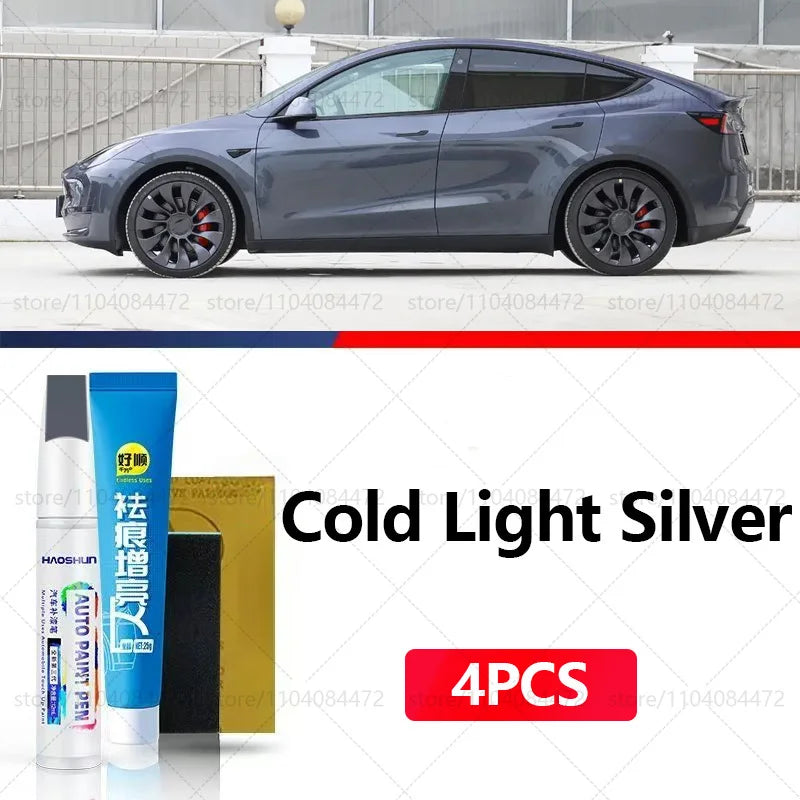 Car Paint Repair Pen for Tesla Model X Y S 3 | 4PCS Scratch Repair Accessories lifestyle view
