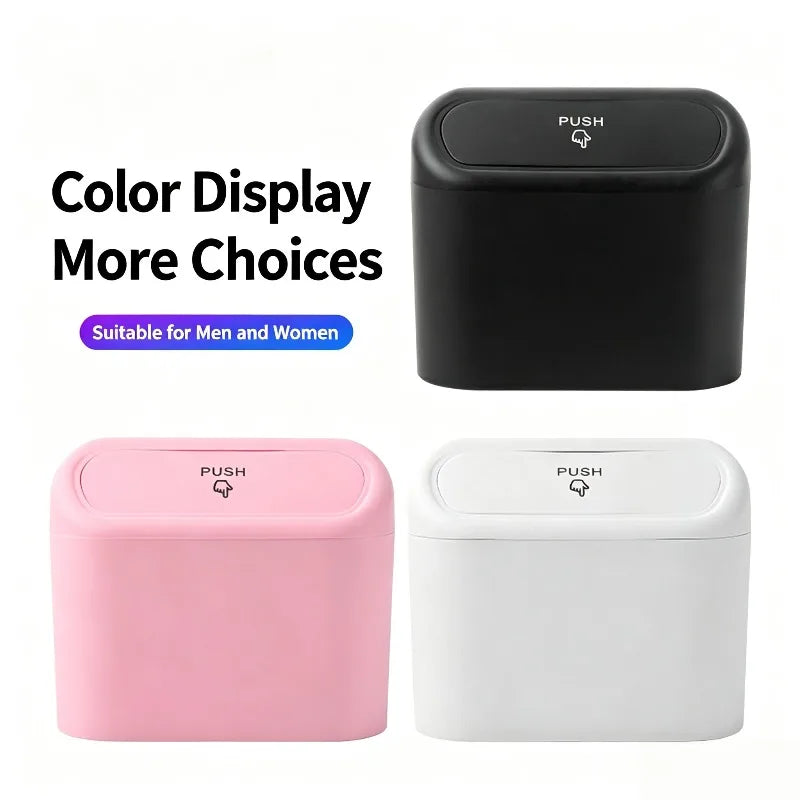 Car Trash , Waterproof Hanging Car Garbage Bin, Multifunctional Vehicle Storage Box additional angle