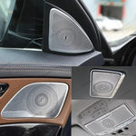 For Mercedes Benz S Class S320 S350 W222 Car Gate Door Loudspeaker Pad Audio Speaker Cover Trim Fram
