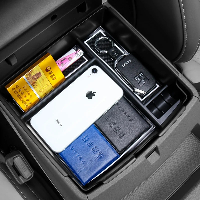 For Kia Carnival Sedona KA4 2020 2021 2022 2023 Car Central Armrest Box Storage Center Console Organizer Container Accessories