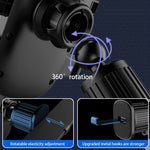 SEAMETAL Car Phone Holder Bracket Accessories Interior Air Outlet Vent Base Gadget Uni close-up view