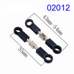 HSP RC Car 02012 Upper Swing Arm 06016 Steering Lever 08042 02038 Servo Link for 1/10 RC Car Buggy Truck Off Road Crawler