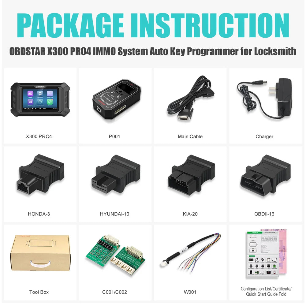 OBDSTAR X300 Pro4 Key Master 5 Full Version Auto Key Programmer