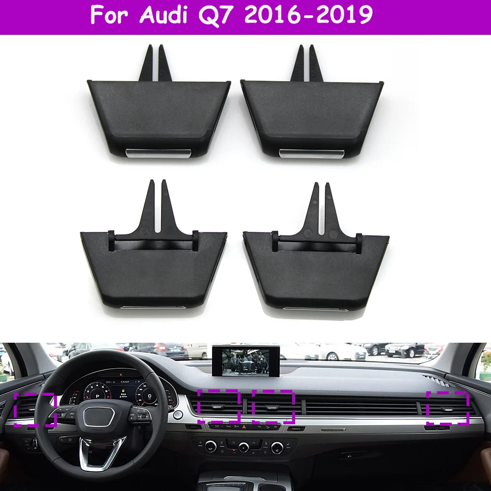 Q7 Car Interior Front Left Right Middle Air Vent Grille AC Tab Clip Slider Repair Kit For Audi 2016-2019 4M1820901