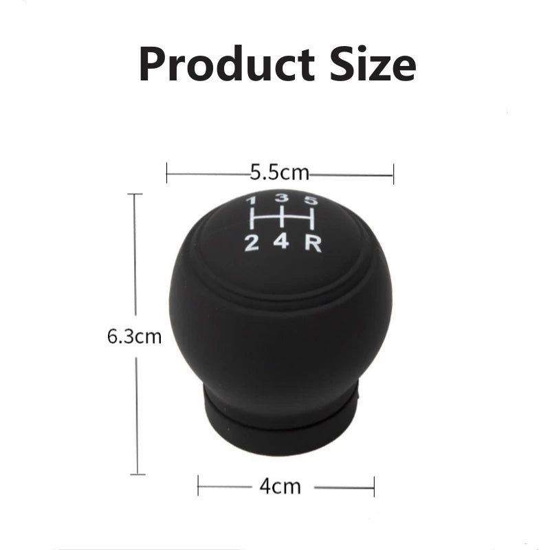 Gear Shift Knob Silicone Cover Gear Rod Protector Dustproof WaterProof Lever Handle additional angle