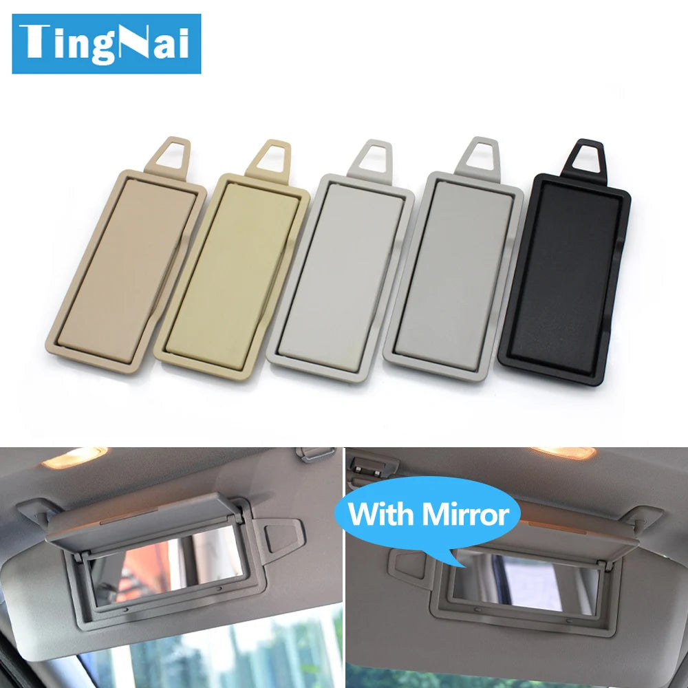 W204 X204 Car Front Sun Visor Mirror Makeup Sun Shade Cosmetic Mirror Cover For Mercedes BENZ C GLK C204 C200 C250 C260 GLK300