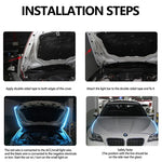150cm LED Daytime Running Light Scan Starting Car Hood Decorative Lights DRL Auto Eng alternate view