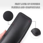 Car Knee Cushion, Soft Leather Car Door Armrest Pad for Knee, Leg, and Elbow Support Universal Car Center Console Cushion