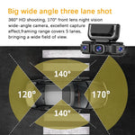 4-Channel 360° Dash Cam | 1080P, WiFi App, 24H Parking Monitor detail view