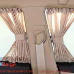 Car Window Shades 2pcs Universal Foldable Sun Visor UV Protection detail view