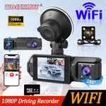 WIFI Dash Cam for Car | 2/3 Channel 1080P Front Rear Video Recorder