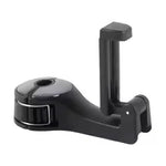 Car Rear Headrest Hook Phone Holder Bracket close-up view