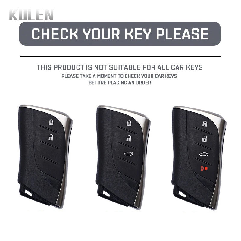 ABS Carbon Fiber Style Car Key Case Cover For Lexus NX ES UX US RC LX GX IS RX 200 250h 350h LS 450h 260h 300h UX200