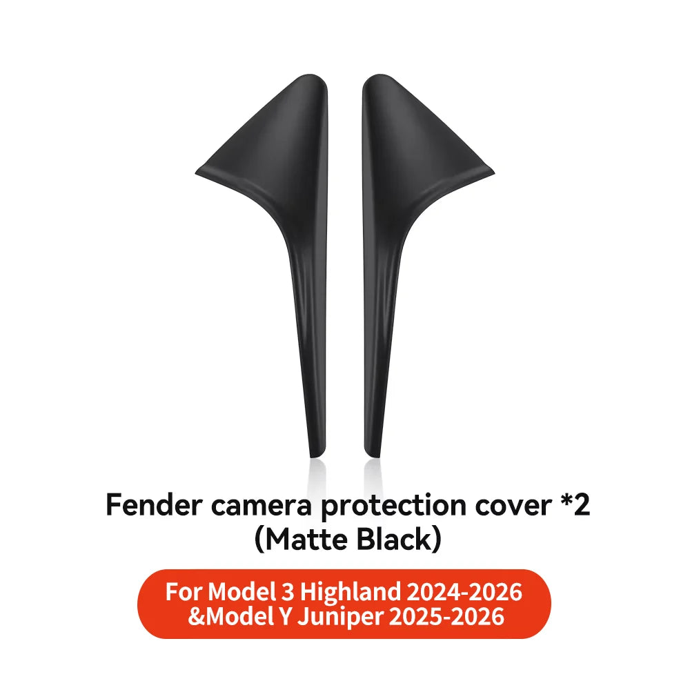 YZ for Tesla Model 3 Y Highland Juniper 2025 Side Camera Cover Lens Protector | ABS Ca close-up view