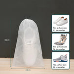 10pcs Shoes Storage Bag Closet Organizer Non-woven Travel Portable Bag Waterproof Pocket detail view