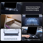 Magnetic Under Screen Storage Box | Hidden Tray for Tesla Highland Model 3 and Juniper close-up view