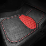 Car Floor Mats HeavyDuty Rubber Floor Mats for Cars Universal Fit Full Set Trimmable Automotive Floor Mats Climaproof Floor Mat