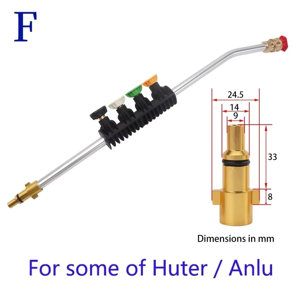 High Pressure Spray Gun Wand Tips | Car Cleaning Jet Washer Lance Nozzle alternate view