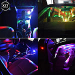 RGB LED USB Car Atmosphere Lamp DJ Disco Ball alternate view