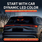 Solar Powered Car Neon Light Wireless Cool DEMON EYE Led Ambient Light Suction Cup additional angle