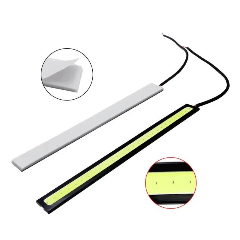 2pcs 17cm Universal Waterproof Daytime Running Lights COB Fog Lamp Car Styling Led Da alternate view